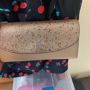Coach glitter wallet